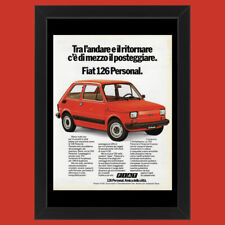 Anni ' 70  * Pubblicità Originale "Fiat, 126 Personal, Amica della Città" Cornic