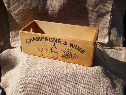 Scatola porta champagne vino - scatola, e
