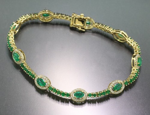 Smeraldo brillante bracciale - smeraldo,