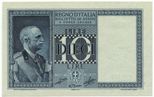 Lire biglietto stato - 10,