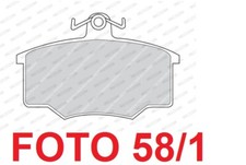 20574 SERIE PASTIGLIE FRENO ANTERIORE AUDI 80 GLE- 1.8 GTE-GLE-COUPE' GT SP.15 