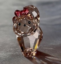 Statuina gatto rosa Swarovski