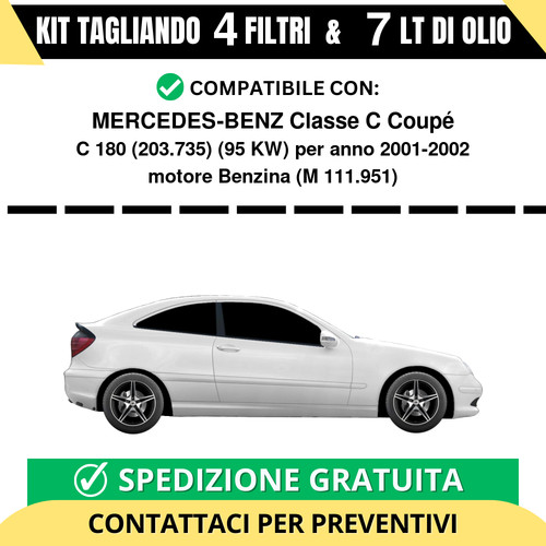 Tagliando per mercedes benz - per, mercedes-benz
