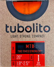 Tubolito Tubo TPU Tubo Interno MTB 26" 1.8-2.5" Presta 42mm SV 2X PIÙ FORTE COMPATTO