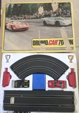 PISTA DROMOCAR 740 DN ANNI '60 Con 3 Slot Car Pista Elettrica Polistil 1/43