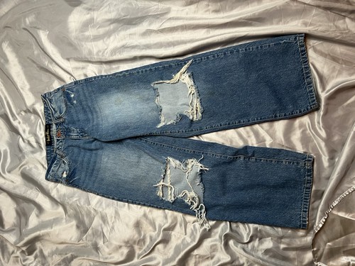 Jeans indigo rein vita alta - rein,