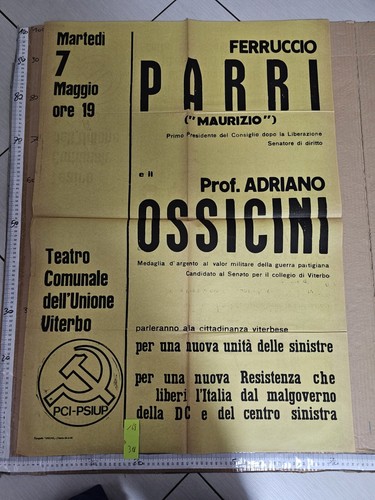 Manifesto politica parri - manifesto,
