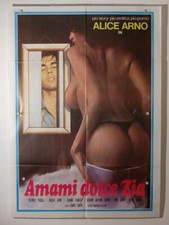 Manifesto Amami Dolce Zia Chaleurs 2F Alice Arno Cinema Erotico Film Daert