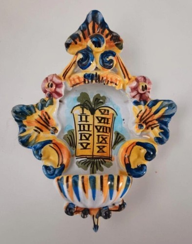 Acquasantiera ceramica - acquasantiera,