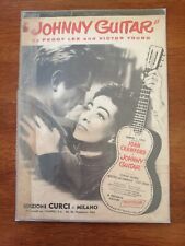 JOHNNY GUITAR JOAN CRAWFORD PEGGY LEE VICTOR YOUNG spartito musicale music sheet