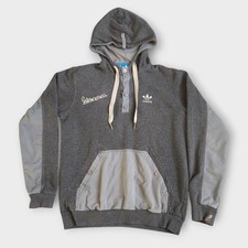 Felpa con cappuccio Adidas Originals Vespa Quarter Button, Medium, ottime condizioni