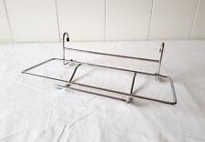 Cestello porta rotolo carta pellicola cucina da aggancio tubo acciaio cromato