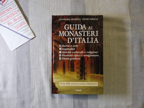 Libro guida monasteri - libro,