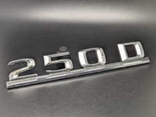 MERCEDES 250D 250 D LOGO SIGLA EMBLEMA FREGIO STEMMA SCRITTA BADGE TARGA PLACCA