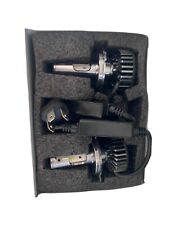 COPPIA LAMPADE LED DA AUTO FARI H4 MOTO KIT LAMPADINE 36W LUCE BIANCA 6000K FARO