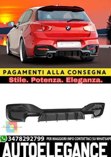 Diffusore posteriore nero - posteriore,