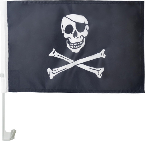 Bandiera per auto - bandiera, pirata