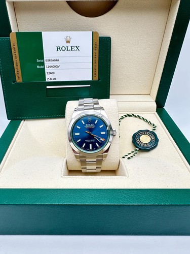 Rolex milgauss 116400gv 40mm - rolex,