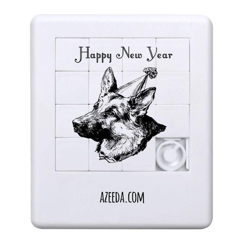 Puzzle scorrevole buon anno - puzzle,