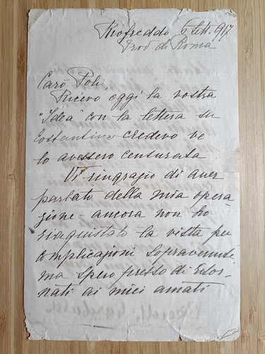 Garibaldi ricciotti lettera - garibaldi,,