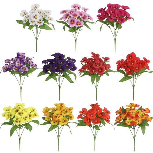 Fiori artificiali pansy - artificiali, seta