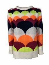 OPEN LAB maxi maglia girocollo