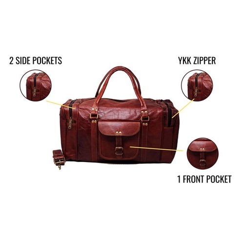 Borsa pelle viaggio - borsa,