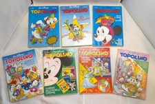 TOPOLINO LOTTO 7 ALBI FUMETTI fascia 1800 DAL N°1843-1896 Anni ’90 Walt Disney