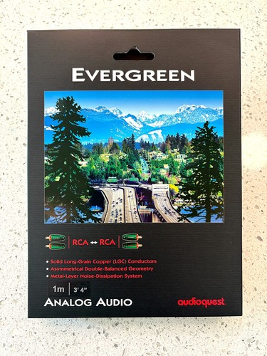 Audioquest evergreen stereo - evergreen,