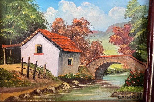 Dipinto olio italiano - dipinto,