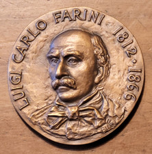 RUSSI - MEDAGLIA LUIGI CARLO FARINI - BUCCI - CON CUSTODIA ORIGINALE