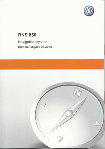 Rns 850 navi radio manuale - rns,