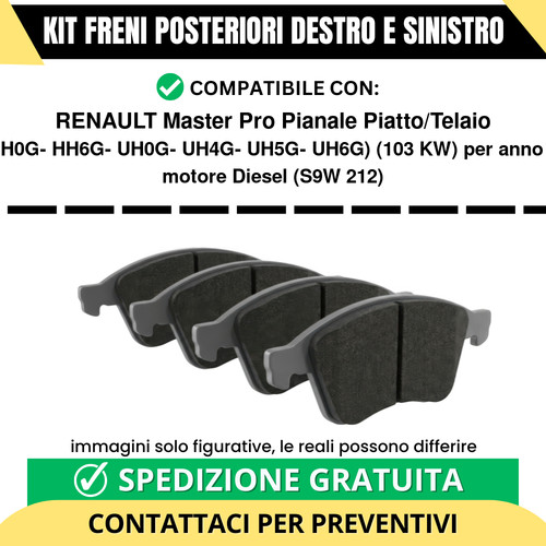 Pastiglie freno posteriori - pastiglie,