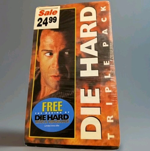 Vintage die hard vhs - vintage, triple