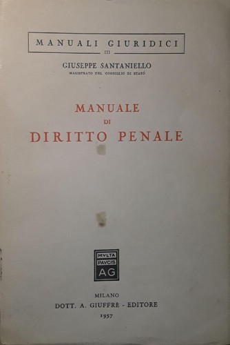 Manuale diritto penale - manuale,