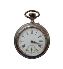 *HH* Antico Orologio tasca Ferroviere Ferrovia taschino old clock L'alouette 