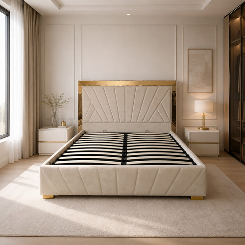 Letto matrimoniale contenitore - letto,