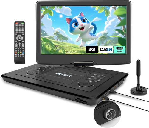 Lettore dvd portatile - dvd/tv, da