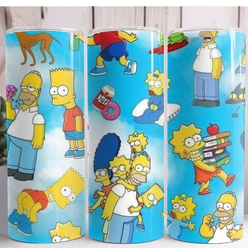 Bicchiere skinny simpsons - simpsons, 20