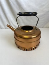 Bollitore per tè vintage in rame a bobina rapida - Made in England senza coperchio