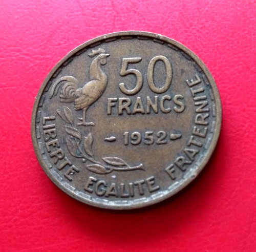 Monnaie france francs 1952 - france,