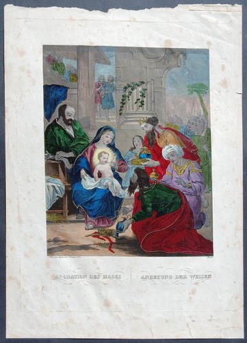 Stampa antica mezzotinto - stampa,