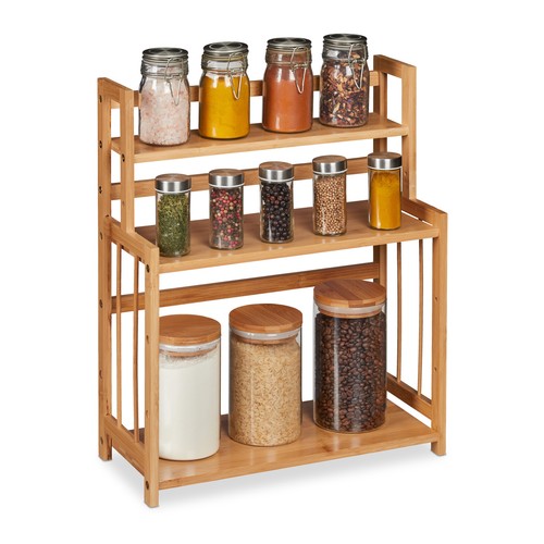 Portaspezie legno organizer - portaspezie,