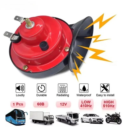 Clacson trombe auto 12v 110db - clacson,