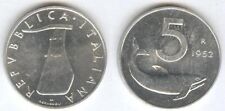Monete Repubblica Italiana: 5 Lire da 1952 al 1998 - FDC ASSOLUTO da rotolino