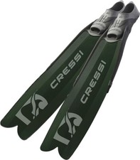 Cressi Gara Modular Boost Fins Green, Pinna Lunga per Immersioni e pesca - 46/47