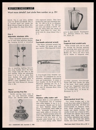 1963 bahco tools glendale - 1963,