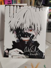 Foto firmata Tokyo Ghoul Ken Kaneki Austin Tindle autografo 8x10 BGS COA 