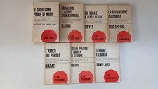 Libri Socialismo premarxista, rivoluzione francese, Marat, Diderot - lotto 7 vol