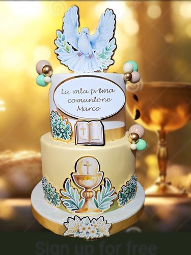 Torta scenografica prima - torta,